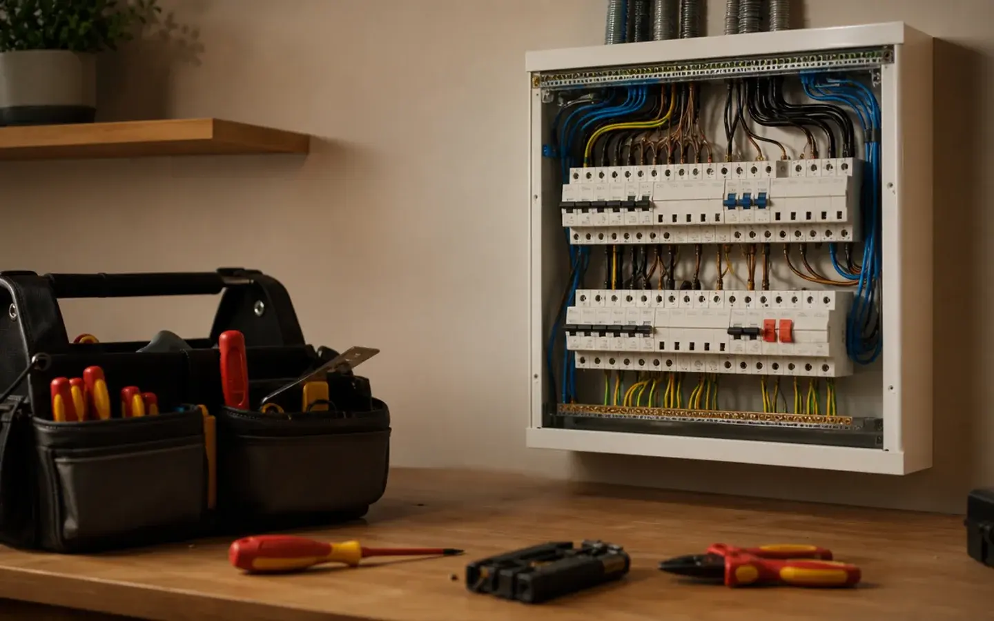 A polished website concept for a Dublin electrical business